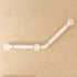 ZEELYDE Shower Handle,Shower Grab Bar,Grab Bars Handle Safety Support Hand Rails, Concealed Screw