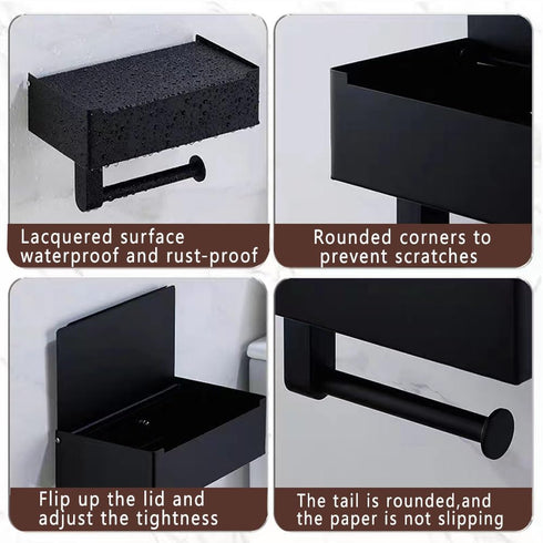 Generic Toilet Paper Holder with Wipes Storage, Toilet Paper and Wipes Holder Convenient and Discrete Box for Feminine