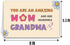 Qiliji Mother's Day Card for Grandmas, Mother's Day Card from Kid, Grandmas Birthday Cards, New Grandma Cards, You Are