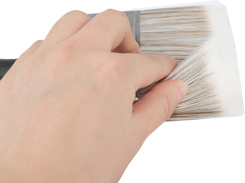 4" Large Paint Brush - Soft Tip Paint Brushes for Walls, Quick Decking, Fence, and Furniture Paint Application