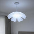 Ioensy 35cm Minimalist Table Pendant Lamp, Floral Design, PVC Flower