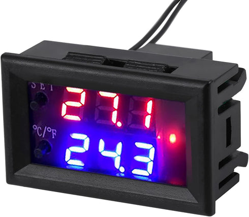 Temperature Controller Kit, PID Digital Display Microcomputer Thermostat Switch for Air Conditioning System