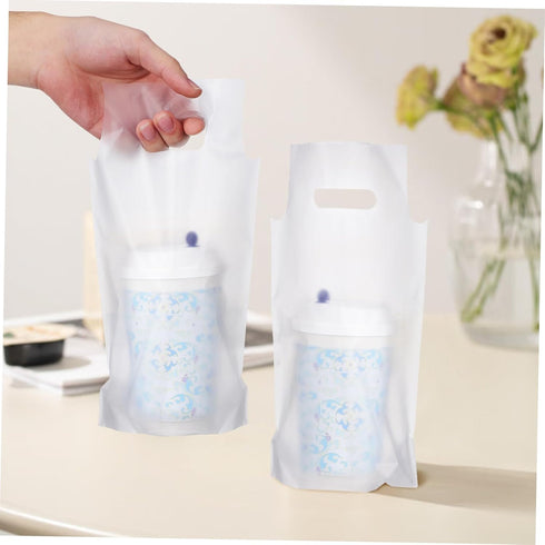500pcs PartyKindom Milk Tea Bags Drink Pouches Aluminized Beverage Bags for Easy Storage Carry