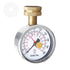 0-200 Psi Water Pressure Gauge Test with Lazy Hand, Lead-Free, Waterproof, 2.5" Dial Size