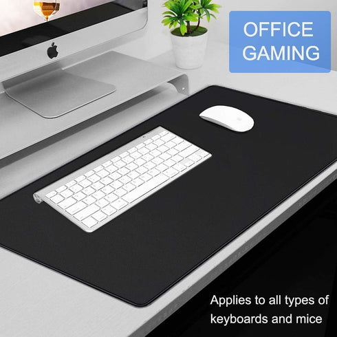 Large Mouse Pad - 35.42x15.7x0.12 inch Non-Slip Gaming Mousepad, Water Resistant Rubber Base Long Desk Mat for Work &