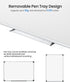 Magnetic White Board Kit for Wall - 18" x 12", 1 Dry Eraser & 2 Multicolor Markers, Sliver Aluminum Frame