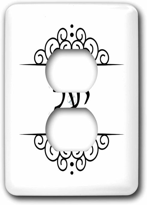 3dRose lsp_165117_6 Yael Name in Hebrew Writing Personalized Outlet Cover, Multicolor by 3dRose
