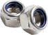 M8 x 1.25mm Nylon Insert Hex Lock Nuts, Stainless Steel Lock Nut Assortment Kit, 100PCS