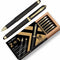 Gel Ink Rollerball Stylus Pen - 18 Pack, 0.38mm Extra Fine Point, 2 in 1 Capacitive Stylus Pen, Black Ink