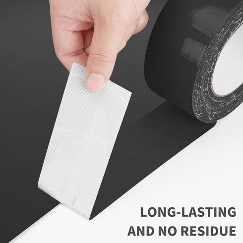 Heavy Duty Black Duct Tape, 40 Yards x 2 Inch, 9 Mils Thickness, Strong Adhesive for Home Repairs, Crafts, and Packing