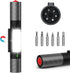 USB C Rechargeable LED Flashlight with Magnetic Base& COB Work Light, 120