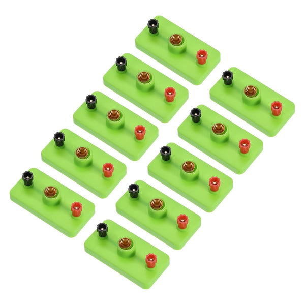 PATIKIL Mini Bulb Socket - 10 Pcs Bulb Holder Lamp Base for Physics Laboratory Electrical Experiments