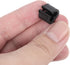 100 Pack of Black Non-Slip Chair Leg Covers - Triple Clip Connector for Furniture Protection
