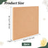 OLYCRAFT 2PCS Square Bulletin Boards 11.8x11.8 Inch Wood Cork Board 0.6 Inch Thick Square Cork Board Cork Tiles for Wall Decoration, Party and DIY Crafts Supplies