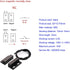 Gebildet 5pcs Recessed Wired Security Window Gate Contact Sensor Alarm Magnetic Reed Switch Black, Magnetic Door