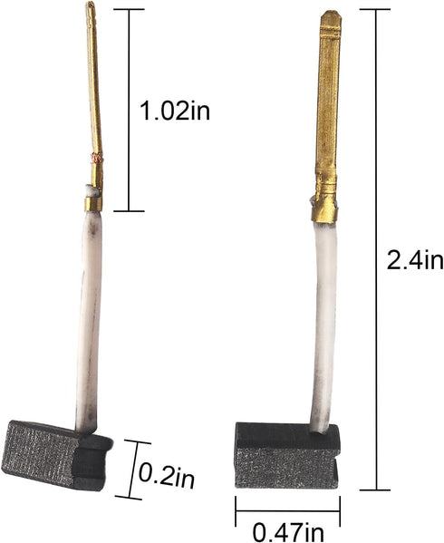 445861-03 445861-25 Carbon Brush Set for DeWalt Porter Power Tools, 6pcs for DW160 DW402 D26450
