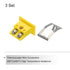 MECCANIXITY K Type Panel Mount Thermocouple Female Mini Socket, High Temperature 220°C (428°F) for Connectors