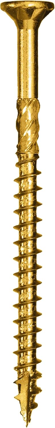 GRK 772691021397 02139#10 x 3-1/2" R4 Multi-Purpose Screws Count, 10", Gold, 50 by GRK