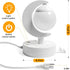 Lexvoltrix 3-Color Dimmable Table Lamp with USB Charging Port & AC Outlet, LED Desk Lamp, Eye-Caring Bedside Nightstand