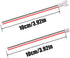 smseace 25pair 26AWG JST 1.25mm 2pin Wire Connectors 100mm Cable for Indoor 3D Plane Twinkle Light LED Belt Light sm Connections JST-1.25mm