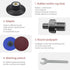neryera 49-36-0800 2438-20 set 2438-20 2" M9 Polisher Sander For Polisher Sander Parts with Quick Change Disc Pad Wool