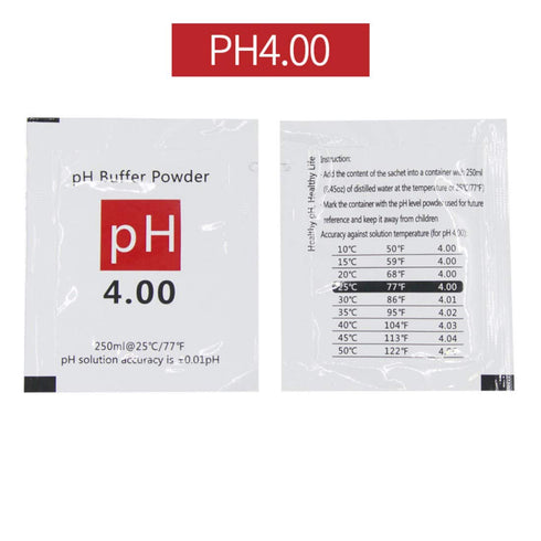 15 Pack 4.00/6.86/9.18 DuvinDD pH Meter Buffer Solution Powder for Precise pH of pH Meter, Calibration Powder Solution
