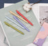 czxwyst Soft Touch Retractable Gel Ink Pens, 0.5mm Fine Point (Cute Colors 5-Pack)