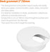 10 Pack 2 Inch White Desk Grommet for Wires and Cords - Plastic