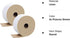 Felt Strips with Adhesive Backing, 2 Packs Non Slip Furniture Pads, Felt Tape for Protecting Hardwood Floors (120 x 1 x