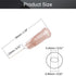Utoolmart 20pcs 26G Blunt Tip Syringe Needles Industrial Dispensing Needle with Luer Lock, Stainless Steel Precision Applicator, for Refilling E-Liquid Inks and Syringes
