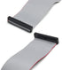 Fielect 2pcs IDC 50 Pin Connector Gray Wire Flat Ribbon Cable Connector, 30cm Length