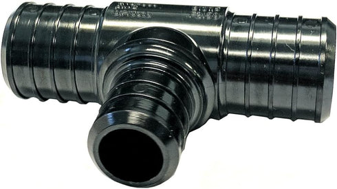 1" x 1" x 1/2" PPSU PEX Reducing TEE, Barb x Barb x Barb, Bag of 10 pcs, Pipe Fitting Plumbing Supply