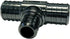 1" x 1" x 1/2" PPSU PEX Reducing TEE, Barb x Barb x Barb, Bag of 10 pcs, Pipe Fitting Plumbing Supply