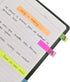 iMagitek 3 Sheet Neon Index Tabs Flags - Page Markers Sticky Notes with Box, 300 Pieces
