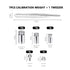 Calibration Weights Set, 7pcs 1-60g Calibration Gram Scale Weights Kit, Small Test Weight for scales digital weight grams, includes: 1g*1, 2g*2, 5g*1,10g*1, 20g*2,1 Piece Tweezers