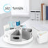 MeCids 360 Rotating Storage Organizer Desk Caddy - 12” Lazy Susan Style with Removable Bins for Home Office Supplies