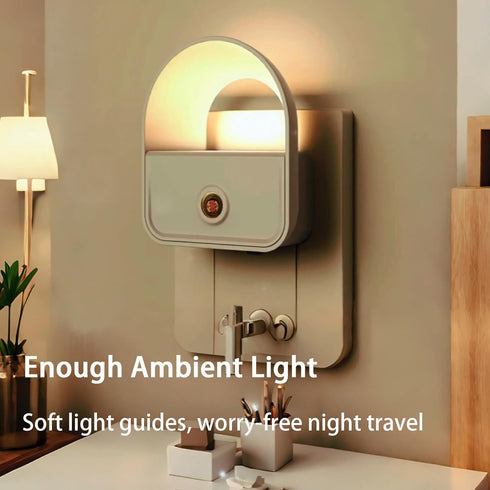 YRWXZYO 6 Pack Night Light Plug in, LED Nightlights with Smart Dusk to Dawn Nightlight, Plug into Wall Nightlights
