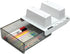 Upgrade Under Desk Drawer for Table with Lip, Hidden Under Table Desk Storage Organizer, Office Attachable Plastic Desk