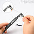 FOSHIO 3 Pack Retractable Utility Knife with 30 Degree Snap Off Blade 9MM, Box Cutter for Carton, Cardboard, and Office