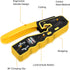 RJ45 Cat5e Cat6 Cat6a 8P8C Plugs,Cat6 20 Connectors,20 Covers,1 Stripper,100 Ties,1 2 Crimp Tool Kit Pass Through