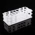 Eowpower Plastic Lab Test Tube Rack, Storage Stand Holder Detachable for 25mm Test Tubes, 24 Holes