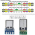 10PCS USB 3.1 Type C Connector, 24 Pins Male Plug Socket Receptacle Adapter for Solder Wire & Cable