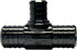 1" x 1" x 1/2" PPSU PEX Reducing TEE, Barb x Barb x Barb, Bag of 10 pcs, Pipe Fitting Plumbing Supply