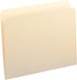 Smead File Folder, Manila, Reinforced Straight-Cut Tab, Letter Size, 100 per Box (10310)
