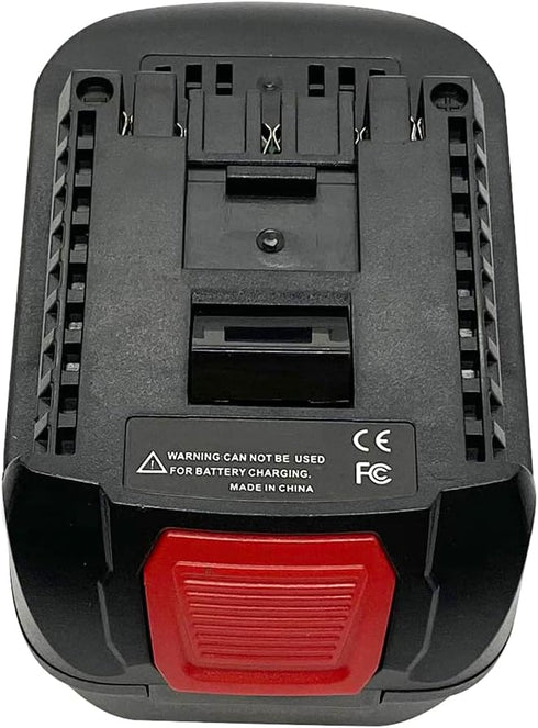 Battery Adapter for Milwaukee 18V M18 and Dewalt 20V Max Li-ion Battery - Convert to Bosch 18V Lithium Tool Battery