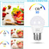 Vgogfly LED Refrigerator Light Bulb, 40W Equivalent, 120V A15 Fridge Waterproof Bulbs, Daylight White 5000K (3 Pack)