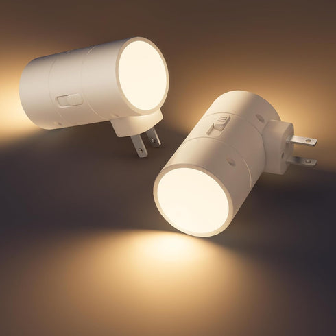 VOLISUN Night Lights Plug into Wall, Dimmable LED Nightlight with Dusk to