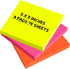 Zubebe 11 x 11 Inch Jumbo Sticky Notes, Bright Colors Sticky Pads, Large Self Stick Note Pads for Office