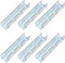 6 Pcs U Shaped Inner Splice Clevis Fittings Bracket for 1-5/8" U Steel Cable Ladder Channel, 2.6mm Thickness