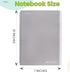 TWONE Spiral Notebook, 7"x10", 140 Ruled Pages, Waterproof Frosted PP Cover, Blue, Ideal for School, Office, and Personal Use by TWONE